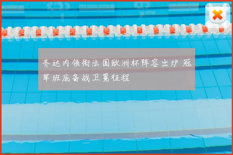 齐达内领衔法国欧洲杯阵容出炉 冠军班底备战卫冕征程